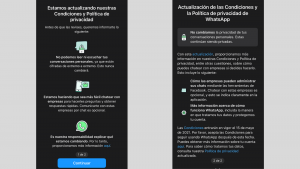 Nueva política de privacidad de WhatsApp