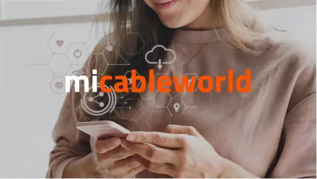 Descubriendo la app micableworld en tu telefono  tienes a tu disposición Cableworld media, Club cableworld y Mifactura