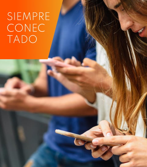 Las ventajas de nuestras líneas móviles: datos ilimitados, conexión 5G, triple cobertura, llamadas ilimitadas